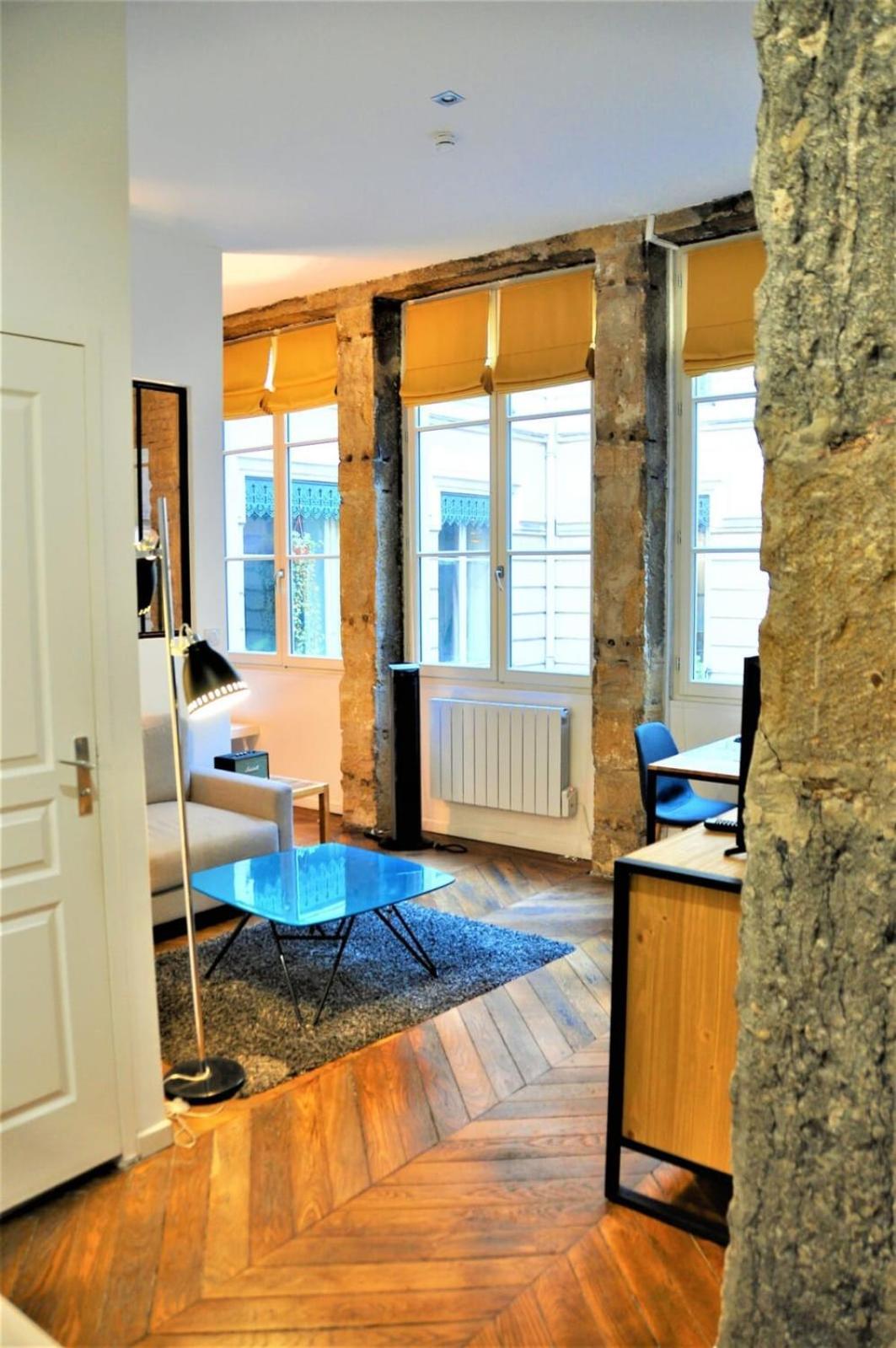 Le Bleu Hypercentre Presque Ile Apartment Lyon Bagian luar foto